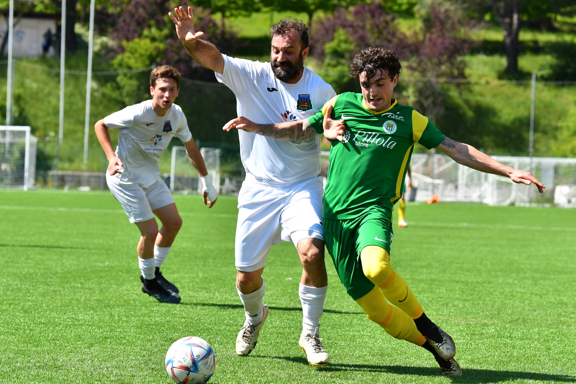 Andata semifinale playoff campionato calcio San Marino, Cosmos-Libertas 2-0