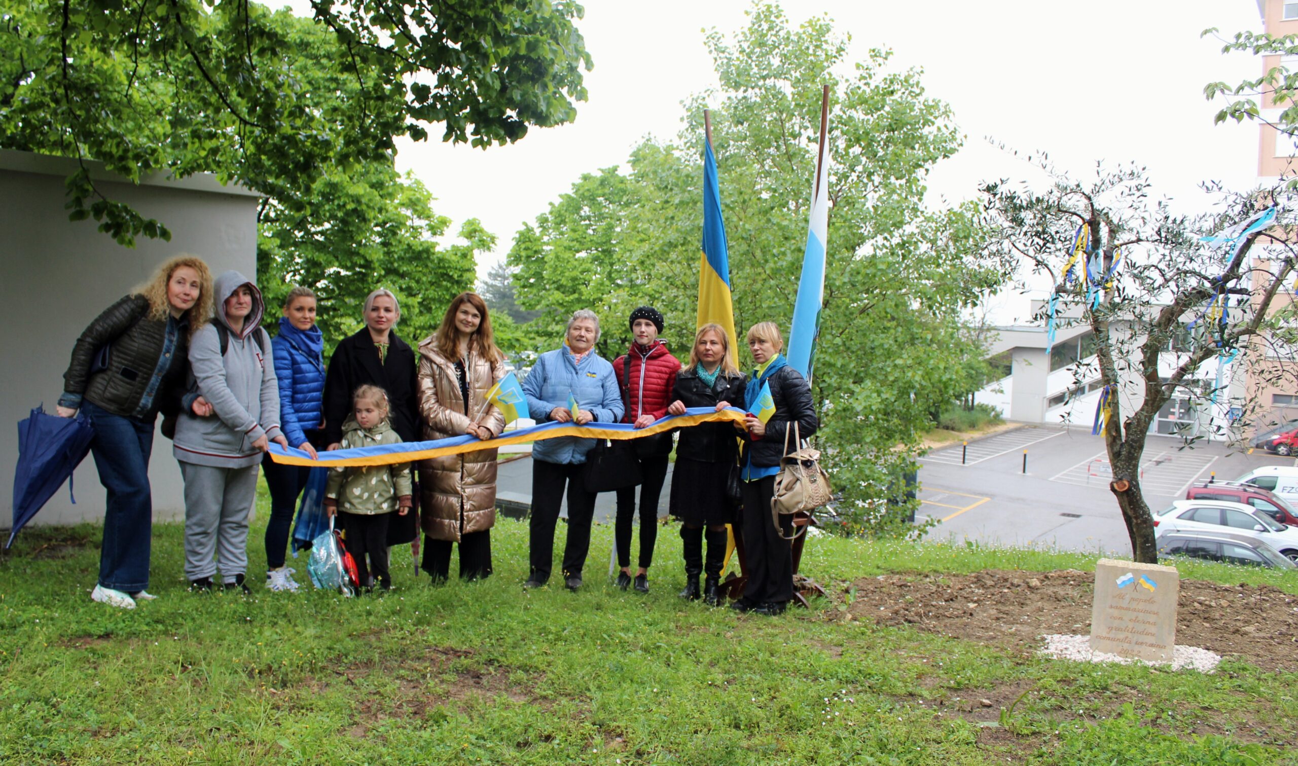 Inaugurato l’ulivo donato alla Repubblica di San Marino dalla comunità ucraina sul Titano