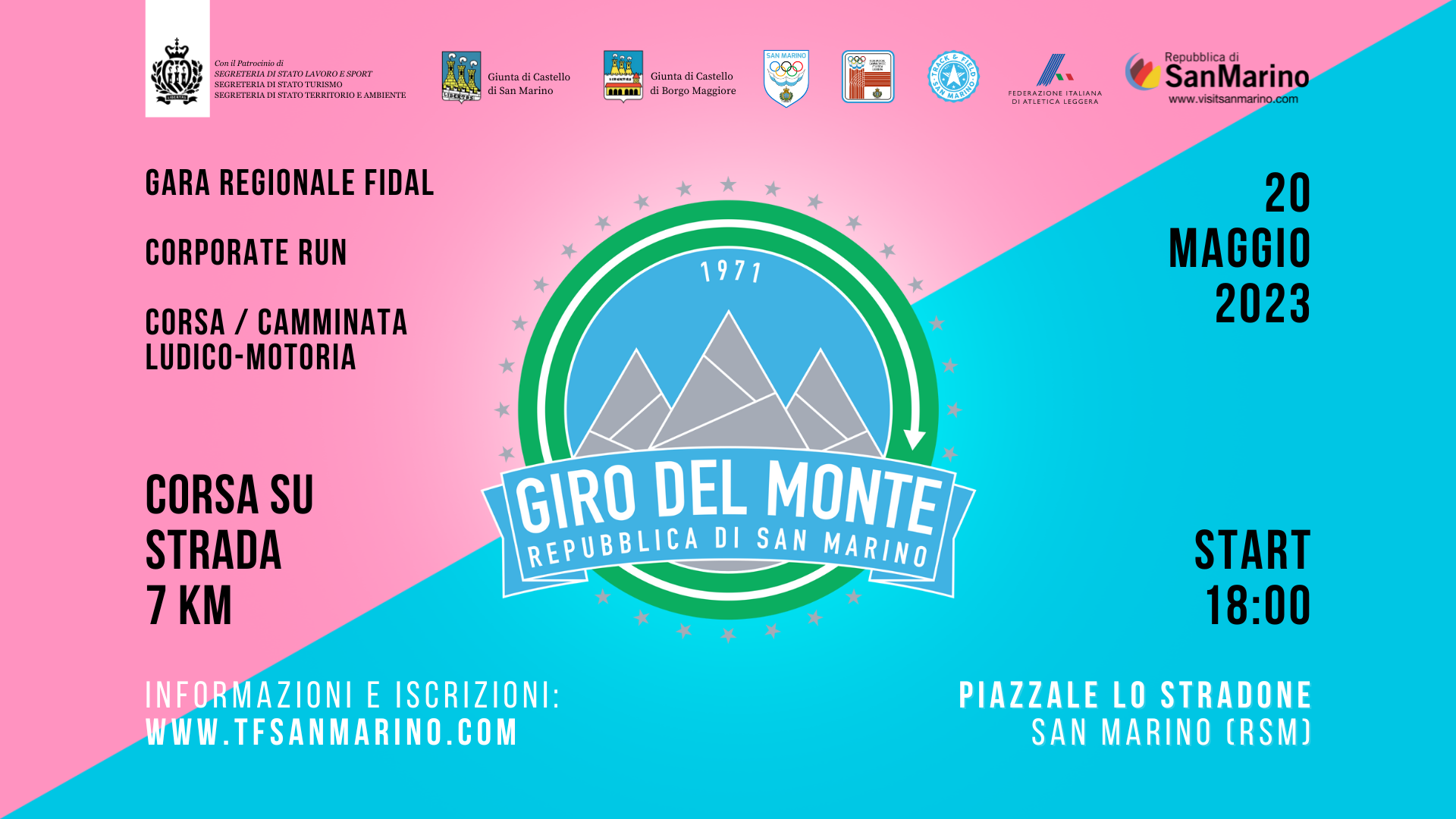 San Marino. Tutto pronto per la decima edizione del Giro del Monte
