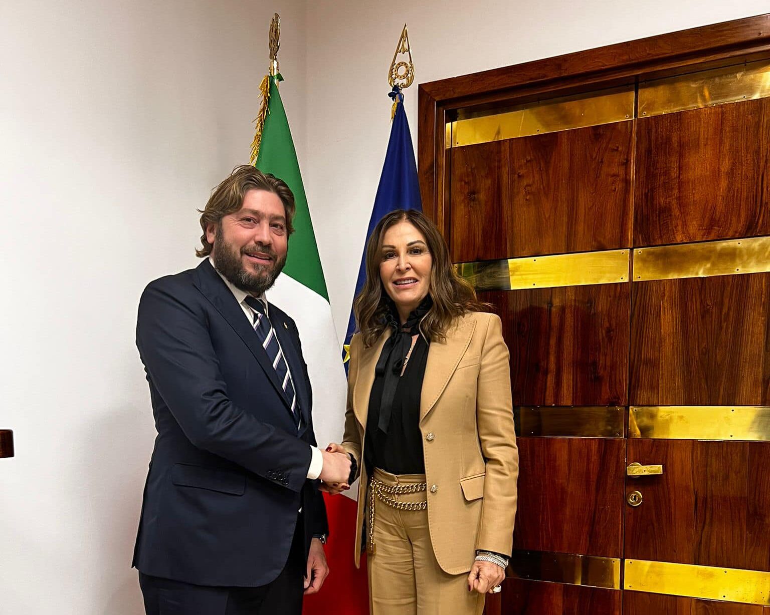 Il ministro italiano Daniela Santanché a San Marino, ecco le foto della visita istituzionale