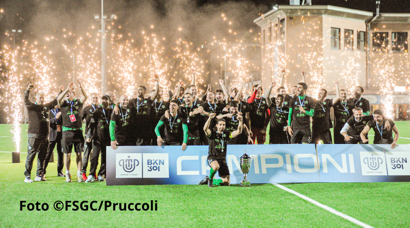 Calcio San Marino, Acquaviva in festa: la Virtus vince la Coppa Titano BKN301 e si qualifica alla Uefa Europa Conference League