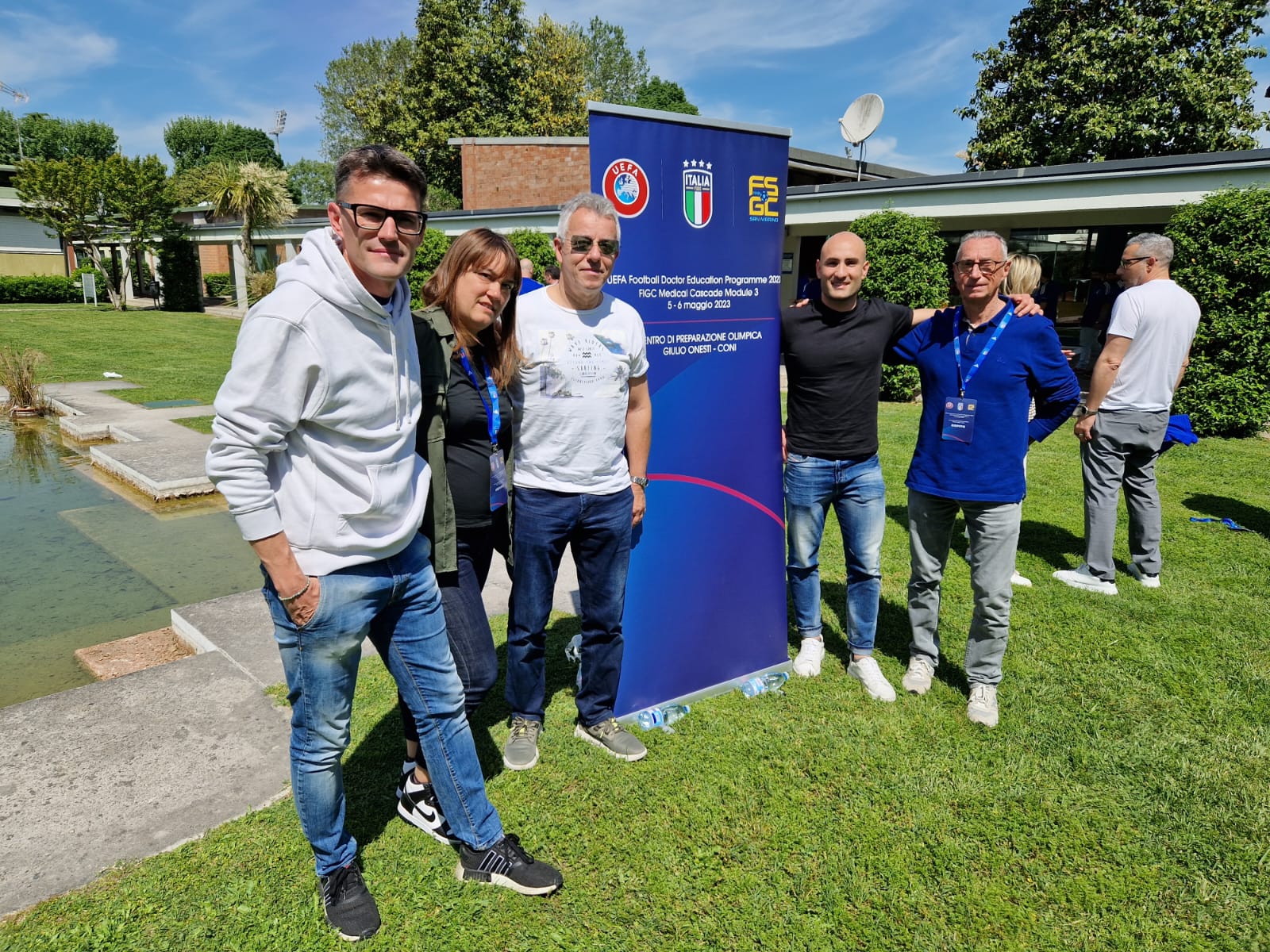 San Marino. La FSGC al UEFA Football Doctor Education Programme di Roma