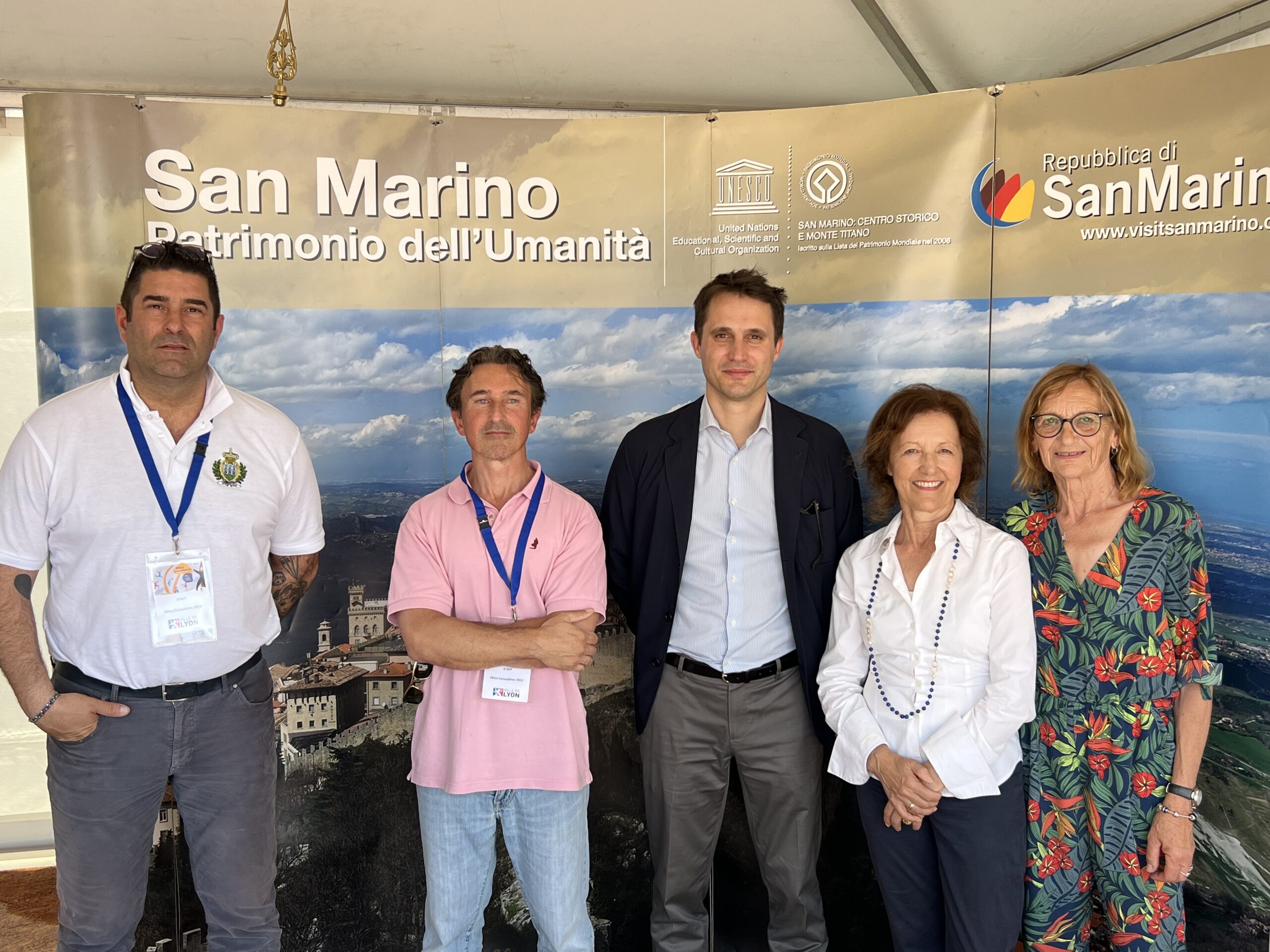 La delegazione di San Marino prende parte alle feste consolari di Lione