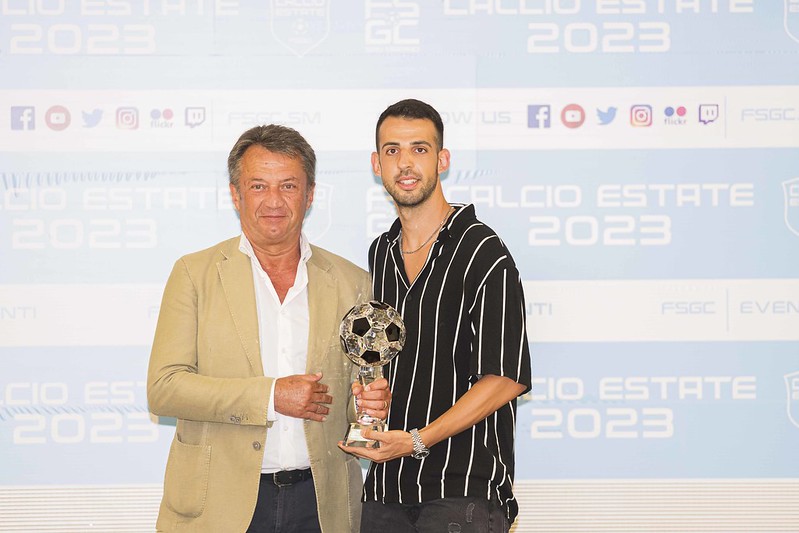 San Marino. Calcio Estate 2023: Luca Ceccaroli vince il “Pallone di Cristallo”. Riconoscimento in ricordo di Bobo Gori