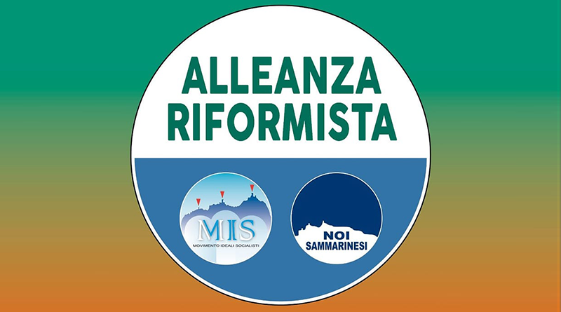 Il 21 ottobre 2023 a San Marino l’assemblea costituente di Alleanza riformista