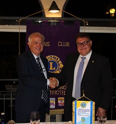 Pietro Falcioni Presidente del Lions Club San Marino Undistricted