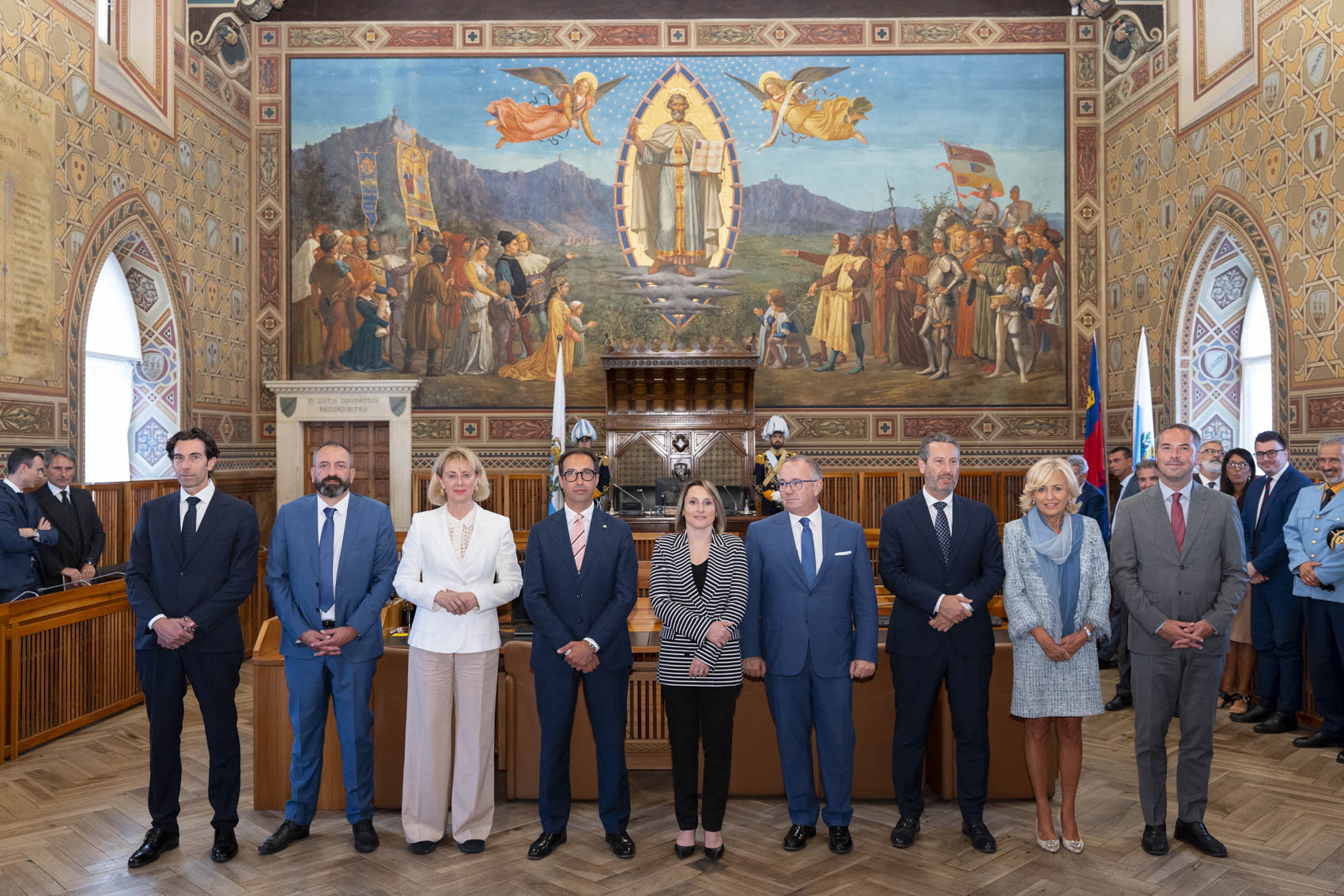 San Marino. Visita ufficiale del ministro per la Giustizia del Liechtenstein Marok-Wachter