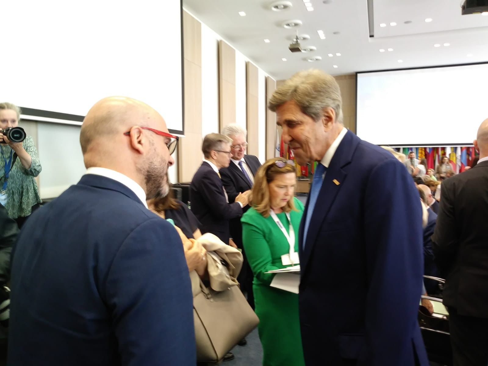 San Marino. Cambiamenti climatici. Il Segretario Canti incontra John Kerry