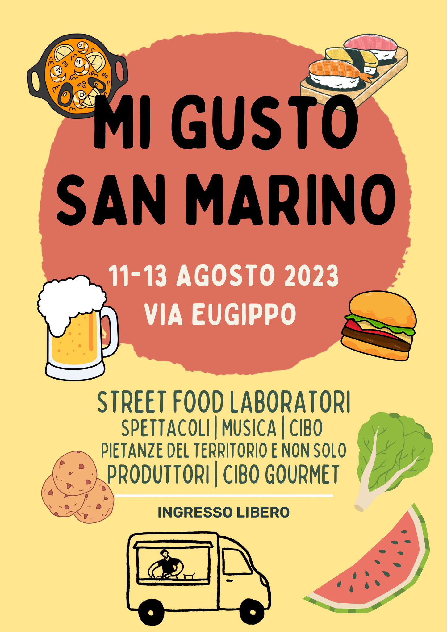 Torna l’appuntamento gastronomico “Mi gusto San Marino” dall’11 al 13 agosto