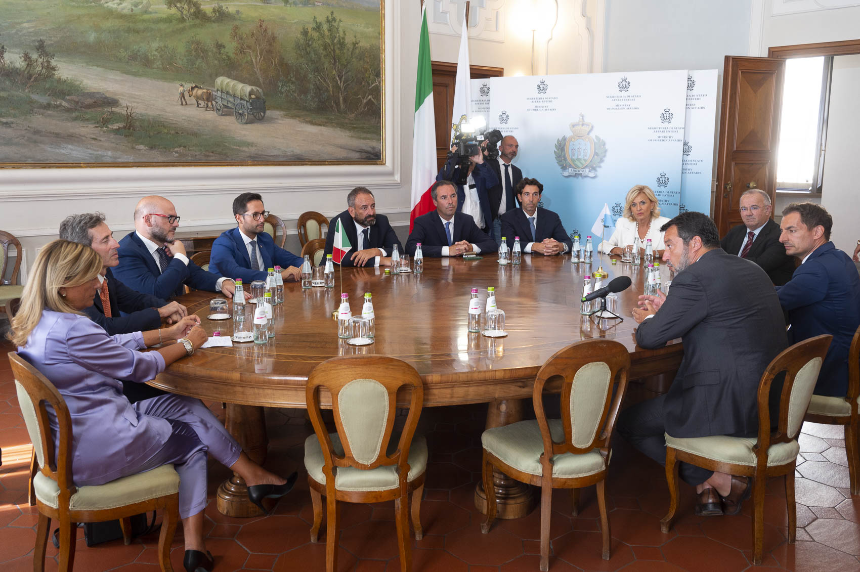 Matteo Salvini in visita a San Marino. Il Congresso di Stato: “Piena sintonia”