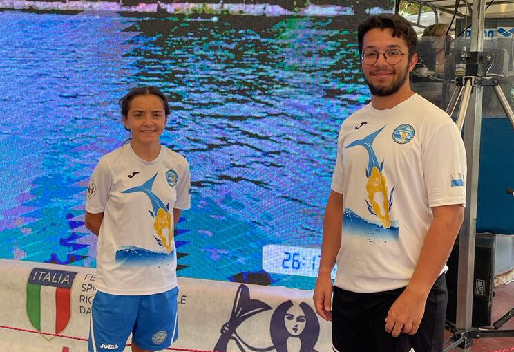 San Marino. Debutto nel campionato Italiano in acque libere per Aurora Toccaceli e Mirco Conti