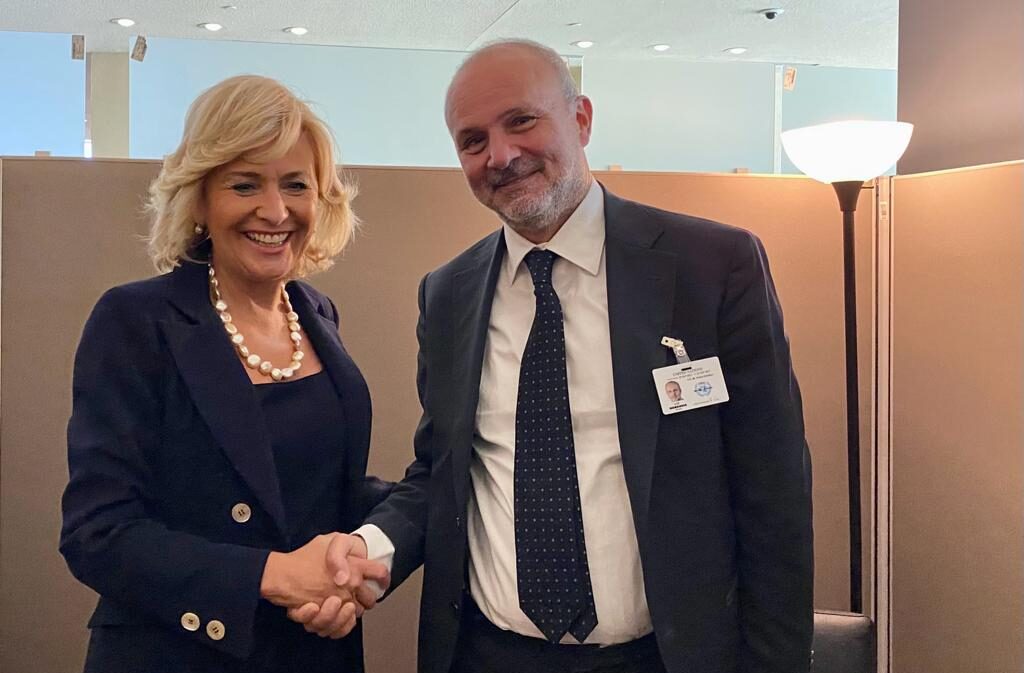 San Marino. Incontro tra il Segretario di Stato Mularoni e il ministro  della salute Schillaci a New York