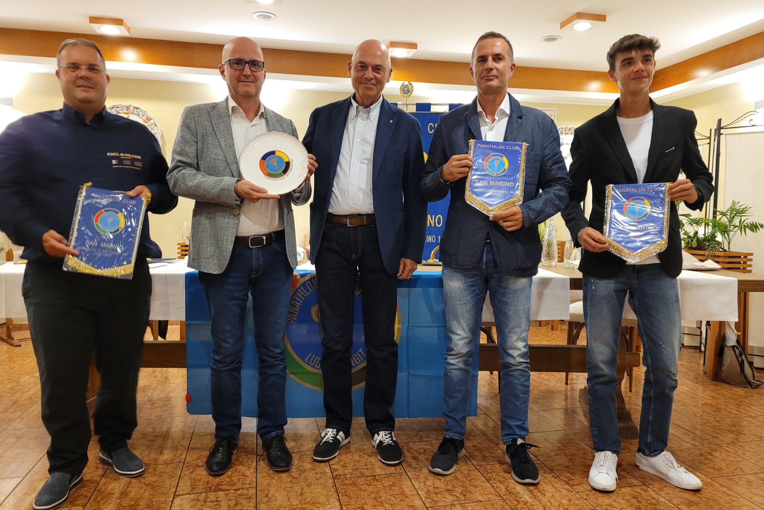I campioni della Federazione Sammarinese Aeronautica ospiti del Panathlon Club di San Marino