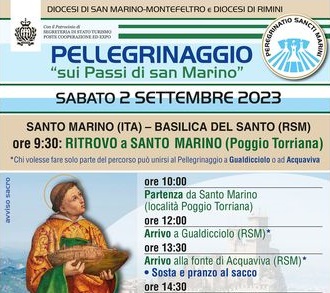 In cammino domani “sui passi di San Marino”