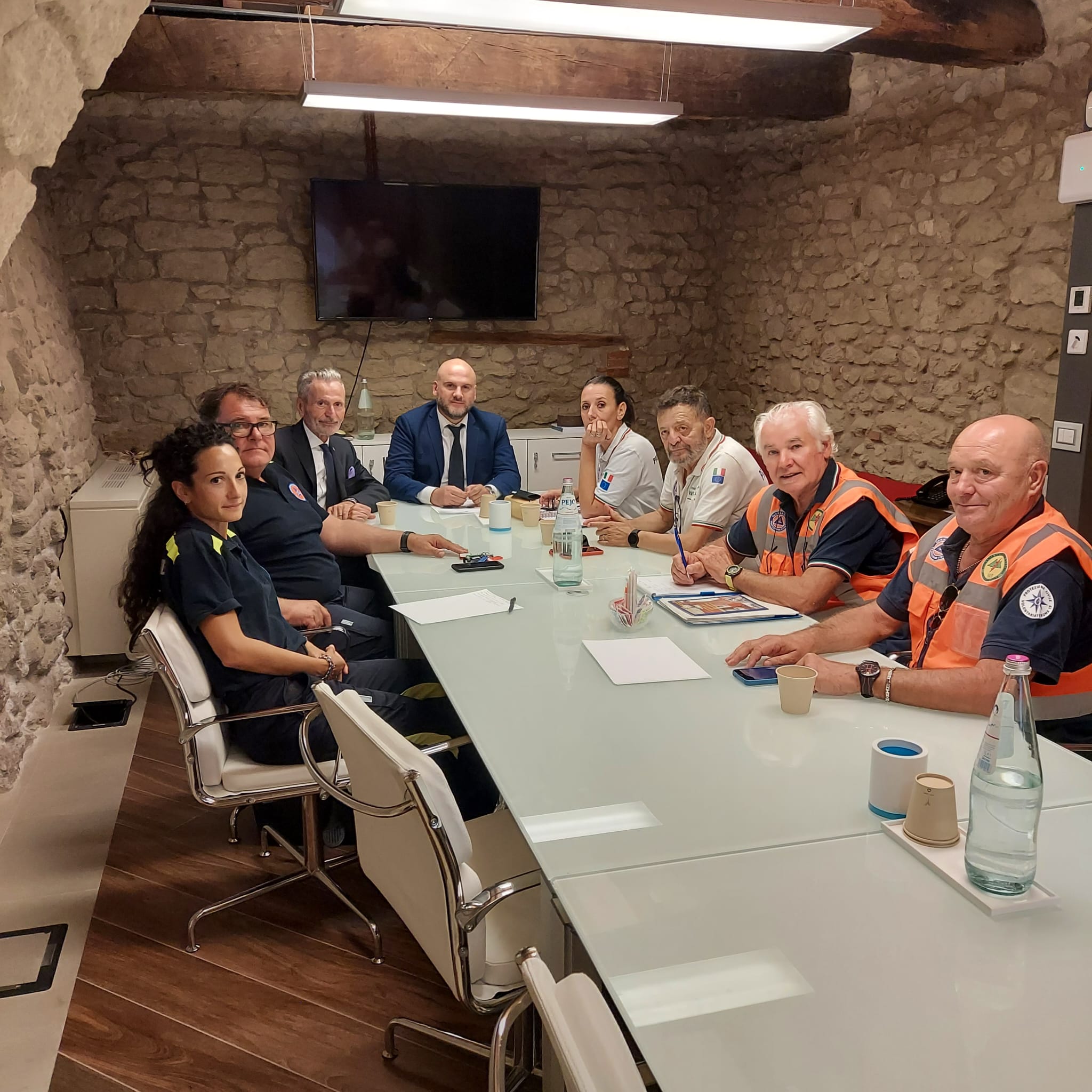 San Marino. Il Coordinamento Volontari VAB Lazio in visita alla Protezione Civile sammarinese