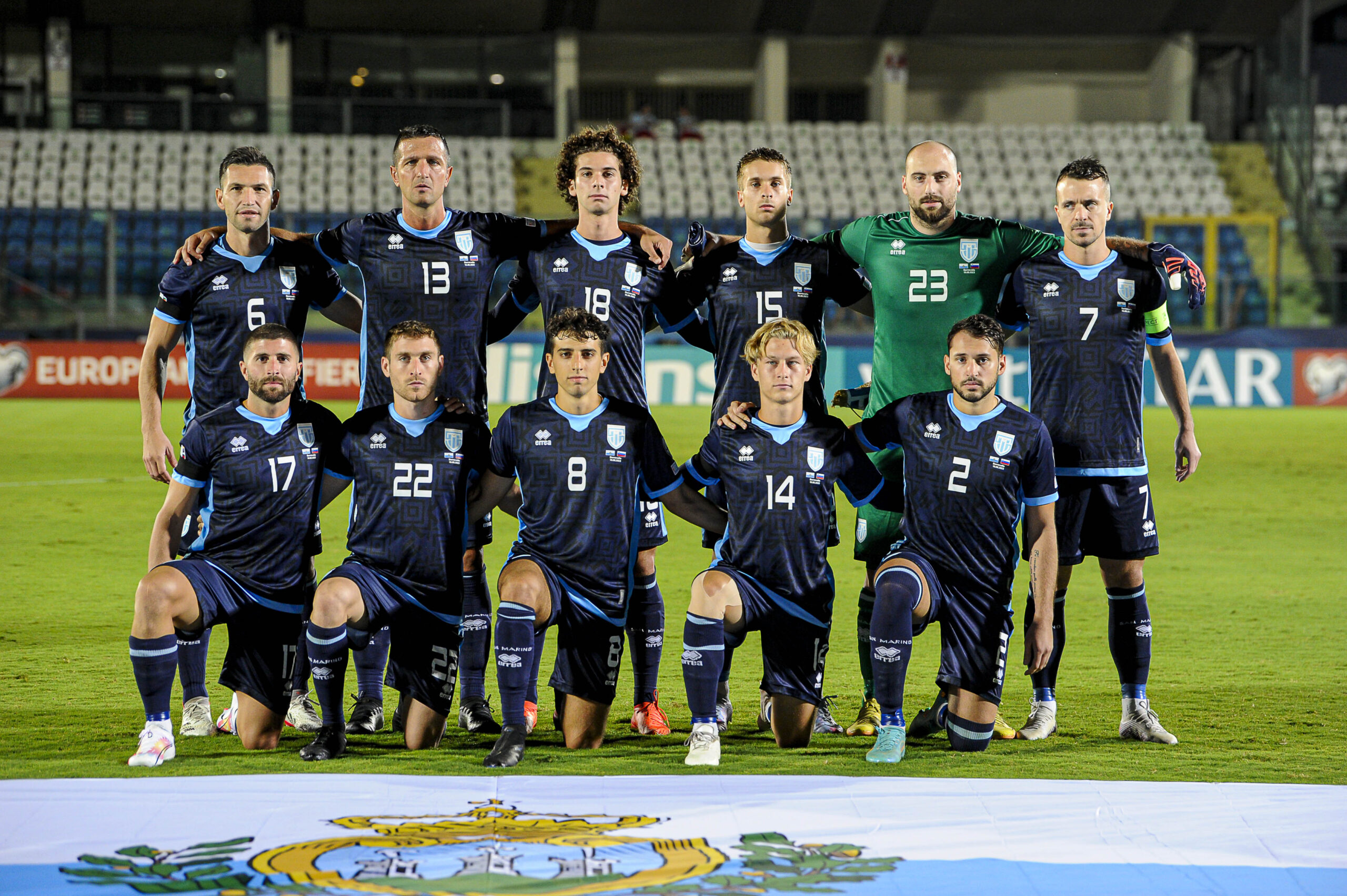 Qualificazioni calcio Euro 2024, la Slovenia piega San Marino con due gol per tempo – FOTO
