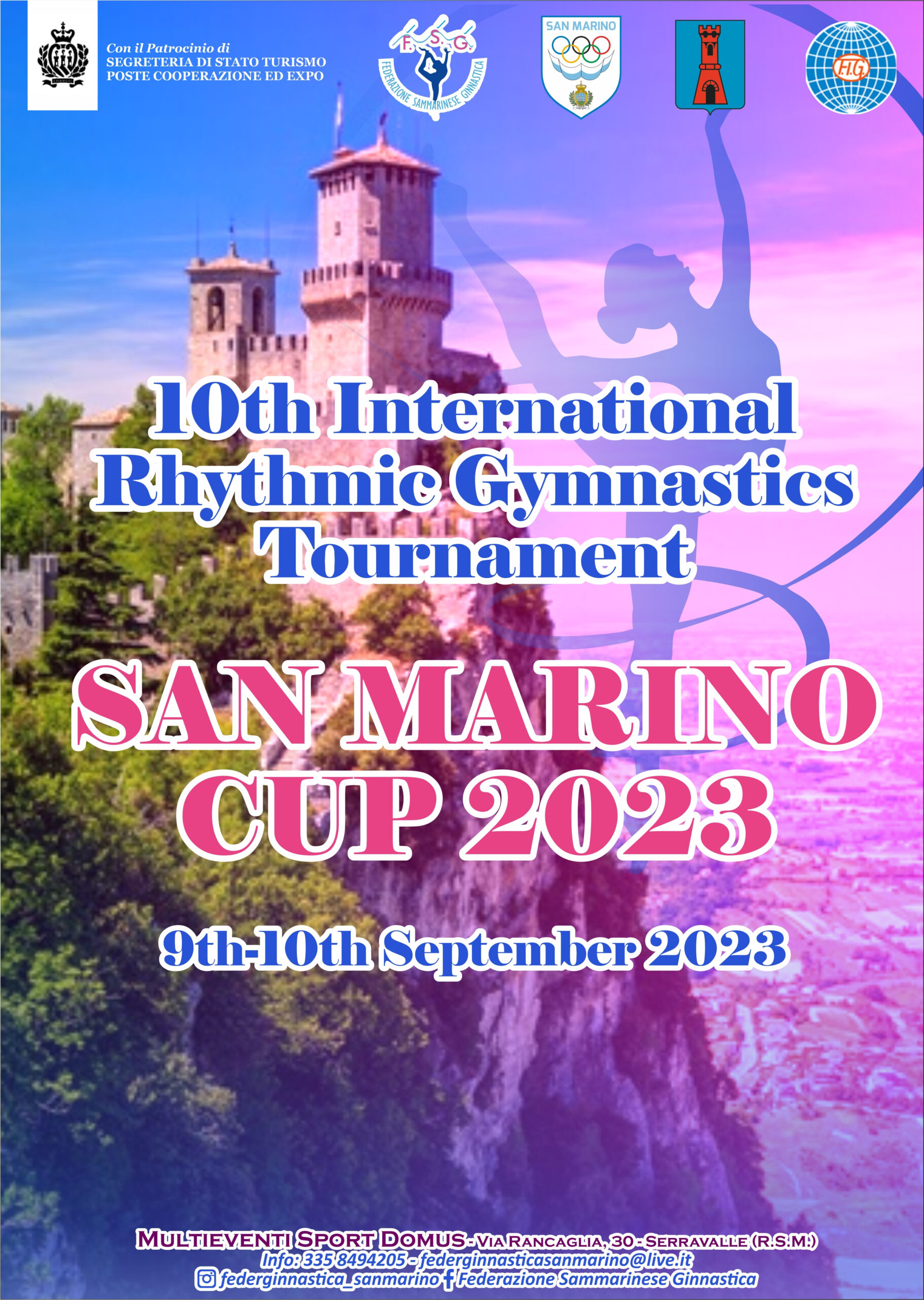 Ginnastica ritmica: torna la San Marino Cup