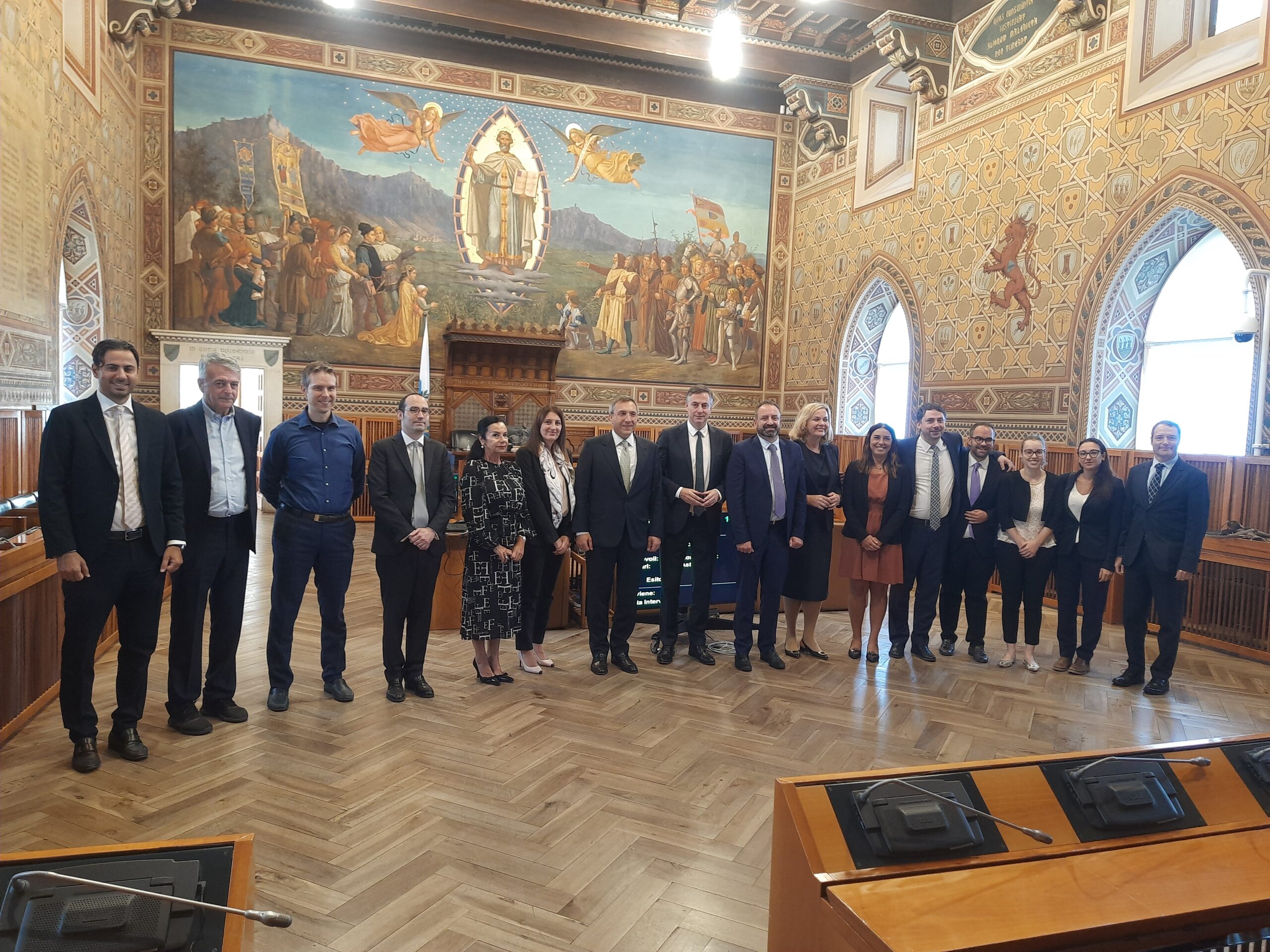 Incontro a Palazzo Pubblico tra le Commissioni Esteri di San Marino e Unione europea
