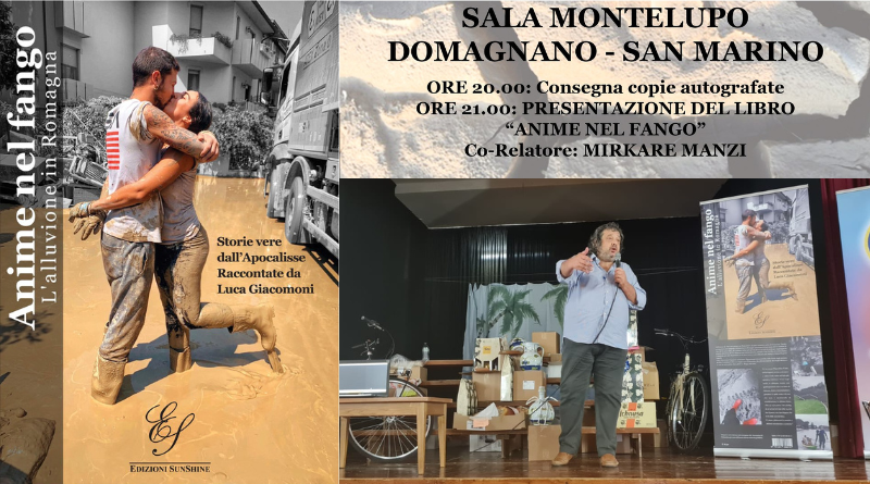 “Anime nel Fango”, domani sera a San Marino la presentazione del libro sull’alluvione in Romagna