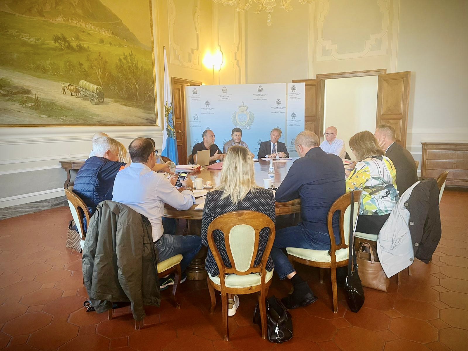 San Marino. Riunito il Comitato di indirizzo del progetto SMaC Card, sul piatto i temi di autoveicoli, carburanti, alimentari e tabacchi