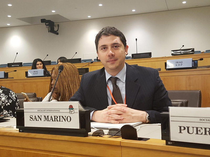 San Marino. Gerardo Giovagnoli (Psd) presente a Madrid per il Consiglio dell’Internazionale socialista