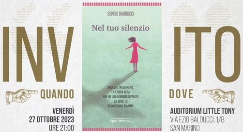 San Marino. Venerdì Sergio Barducci presenta il libro “Nel tuo silenzio”