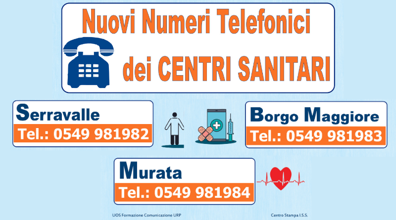 San Marino. Al via il triage infermieristico territoriale: attivi i 3 nuovi numeri per contattare i centri sanitari