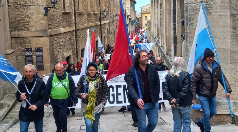 San Marino. Proclamato lo sciopero generale
