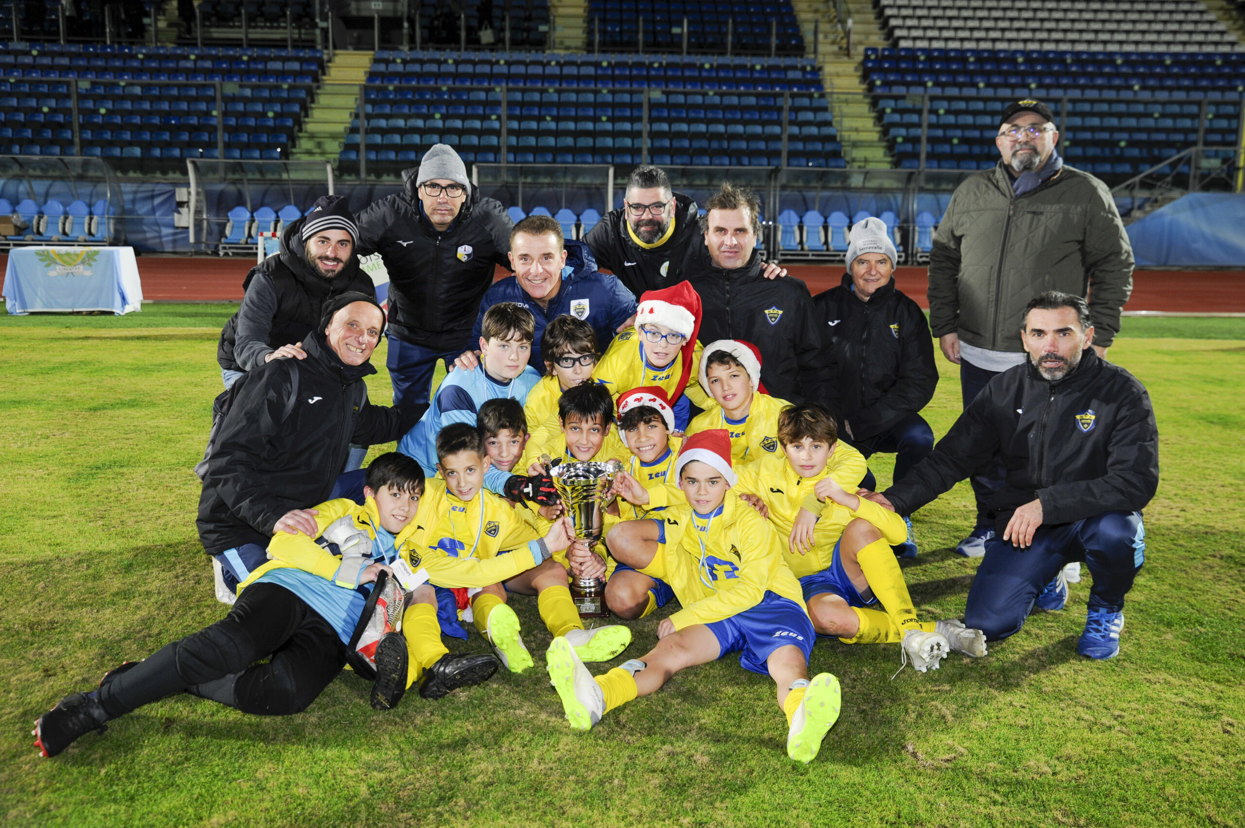 Calcio giovanile San Marino, terzo titolo consecutivo per la Serravalle football academy nel Campionato U12