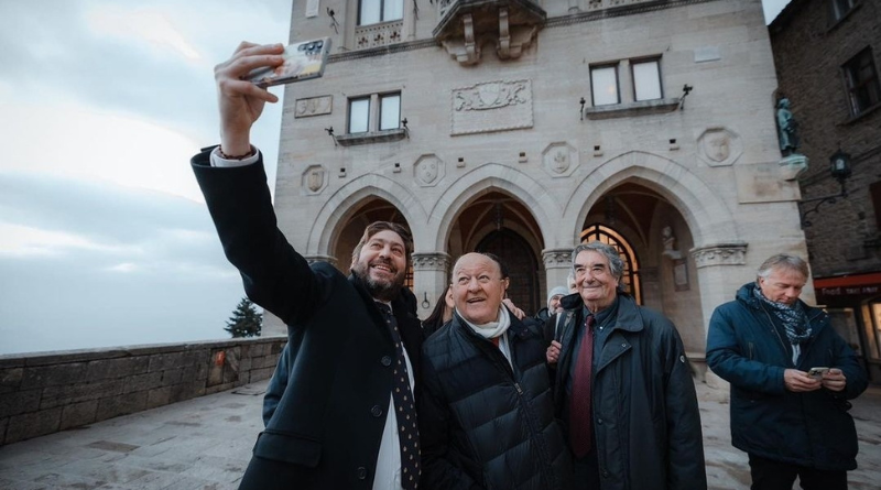 San Marino. Massimo Boldi e il regista Neri Parenti sul Titano per lavorare ad una commedia