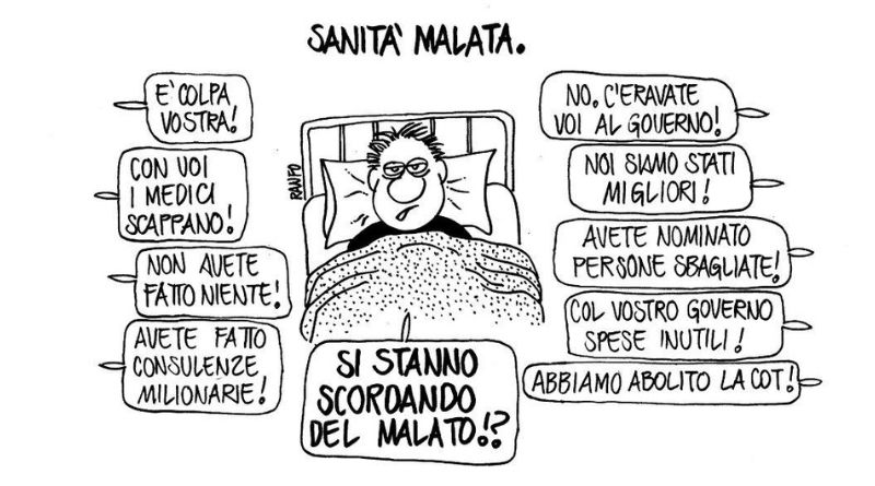 Satira. A San Marino la sanità ha preso il virus politico