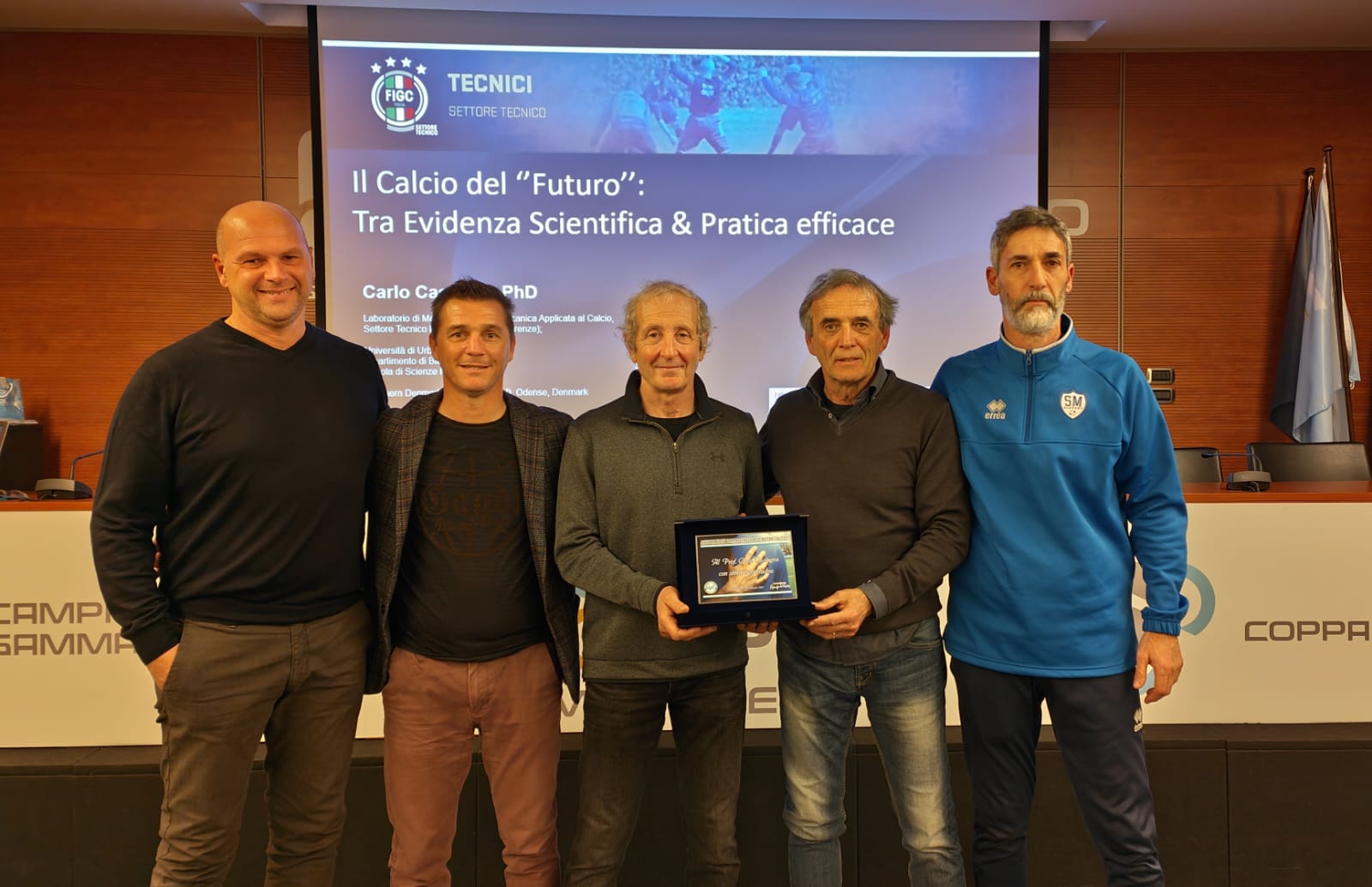 Calcio e formazione a San Marino, gli allenatori a lezione da Carlo Castagna