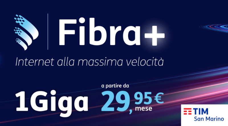 Nasce Fibra+, il nuovo servizio di accesso a Internet di TIM San Marino