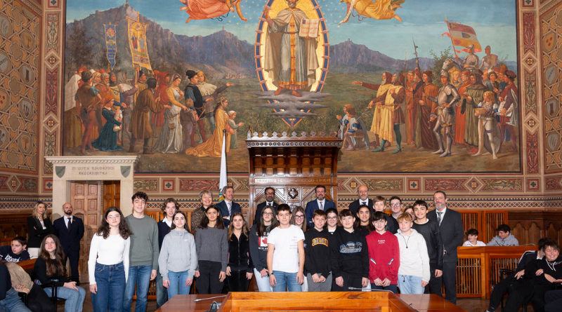 San Marino. “I giovani vivono le istituzioni”: terzo incontro degli studenti con l’Ecc. Reggenza