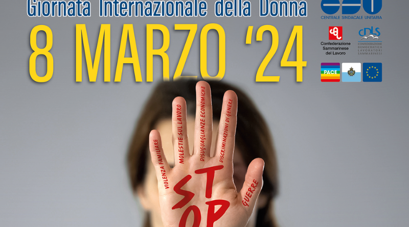 San Marino. 8 Marzo, la Csu lancia un grido contro la violenza in ambito familiare