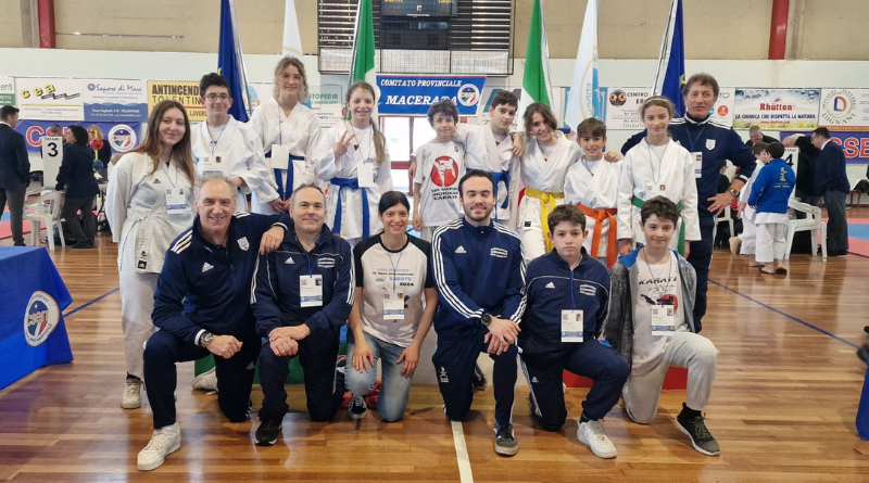 San Marino. Tredici medaglie per i giovani atleti della Fesam alla Coppa di Karate di Tolentino