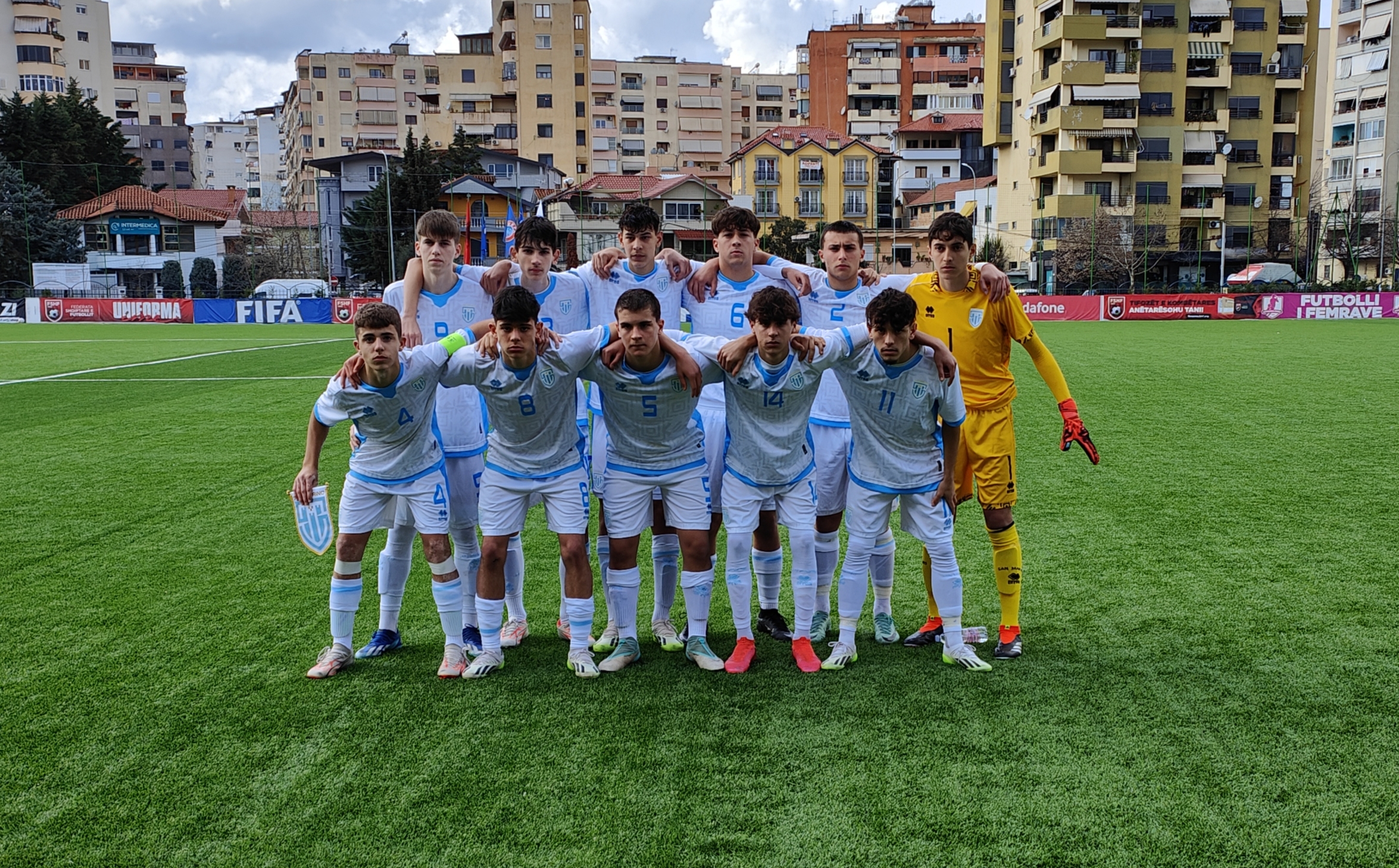 Calcio internazionale U16, niente gioia per San Marino contro l’Albania nel Torneo di Sviluppo
