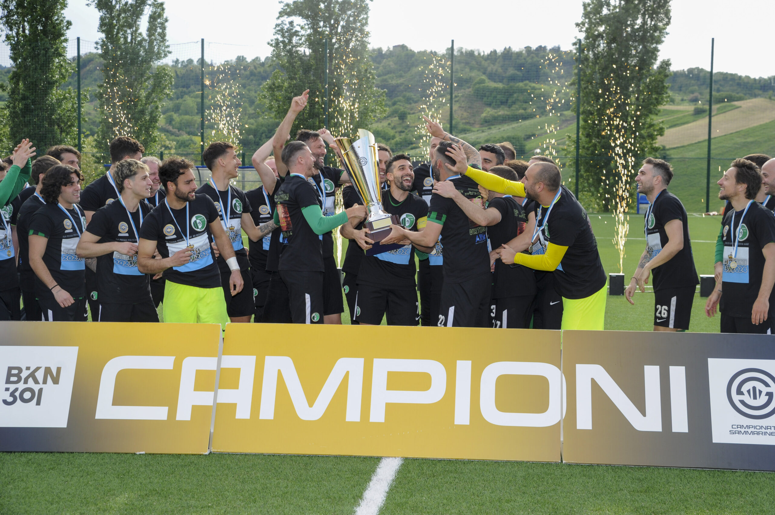 Calcio, la Virtus Acquaviva è campione di San Marino per la prima volta nella sua storia