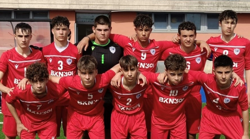 Calcio San Marino. Giovanili: gli U15 vincono in inferiorità numerica; pari in rimonta per U17 e Primavera 4