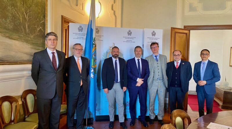 Visita della Bers a San Marino, segreterie Esteri e Finanze: In arrivo nuove opportunità per le imprese locali