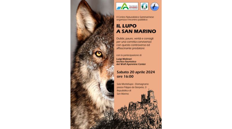 Un incontro sulla presenza del lupo a San Marino