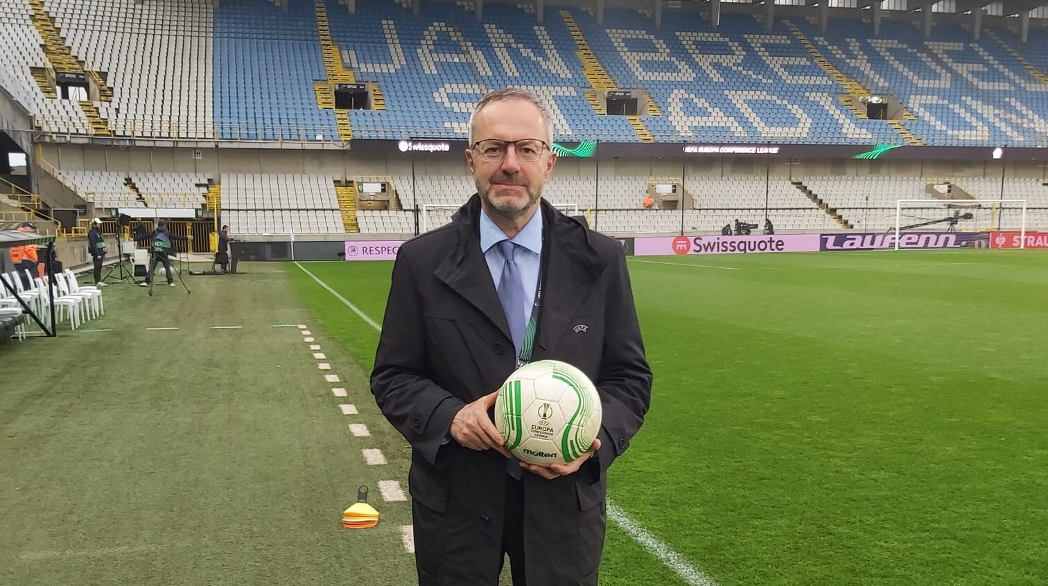 Calcio San Marino, Stefano Podeschi festeggia le sue 150 gare da osservatore arbitrale Uefa