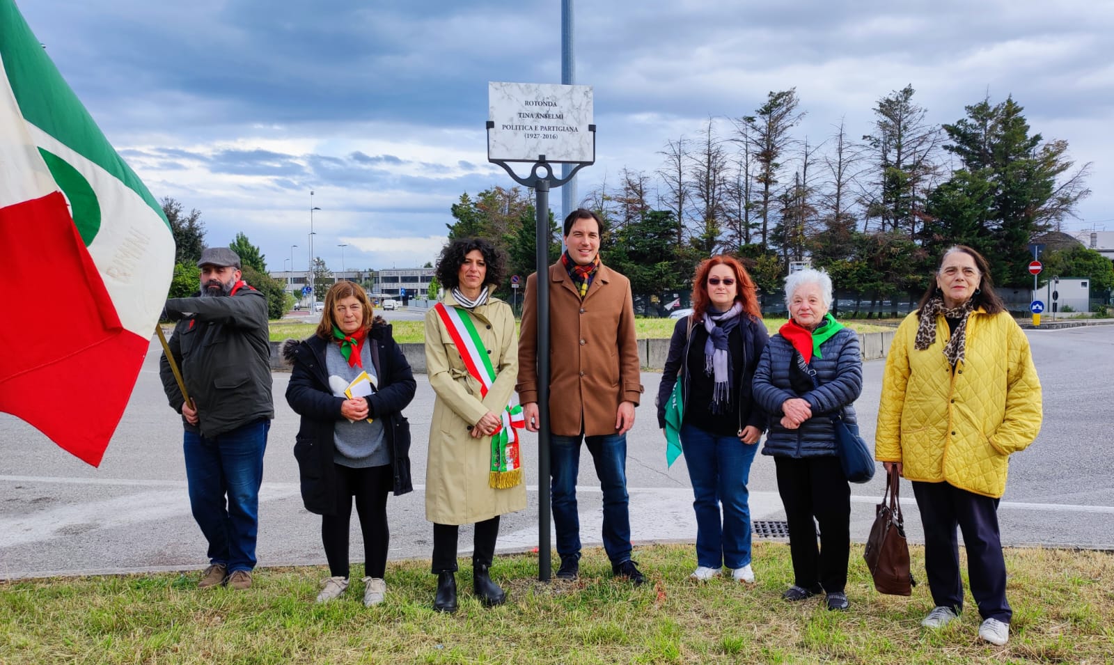 Intitolata a Tina Anselmi una rotonda a Viserba monte di Rimini