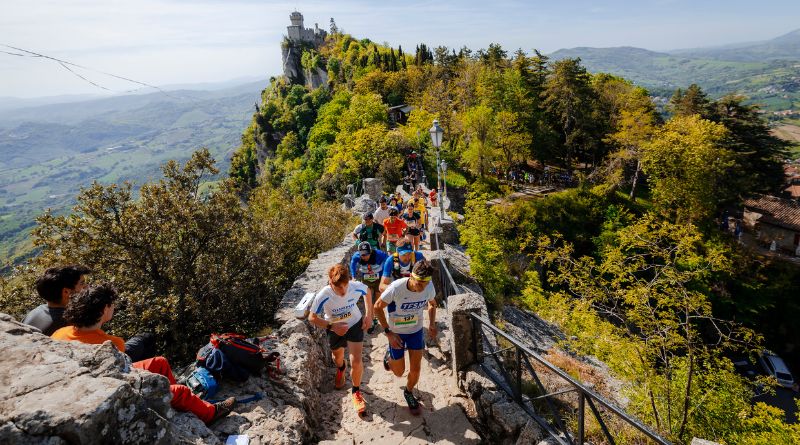 San Marino. Titano Trail Run 2024 tributo a Ayrton Senna