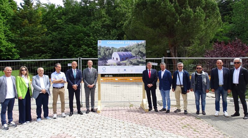 San Marino.  Presentato il progetto della ConSums Arena e avviato il cantiere