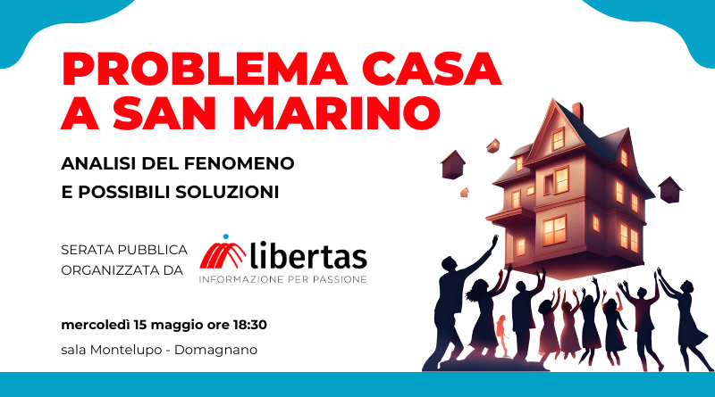 Problema casa a Sa Marino, una serata pubblica per discutere sui dati e sulle soluzioni