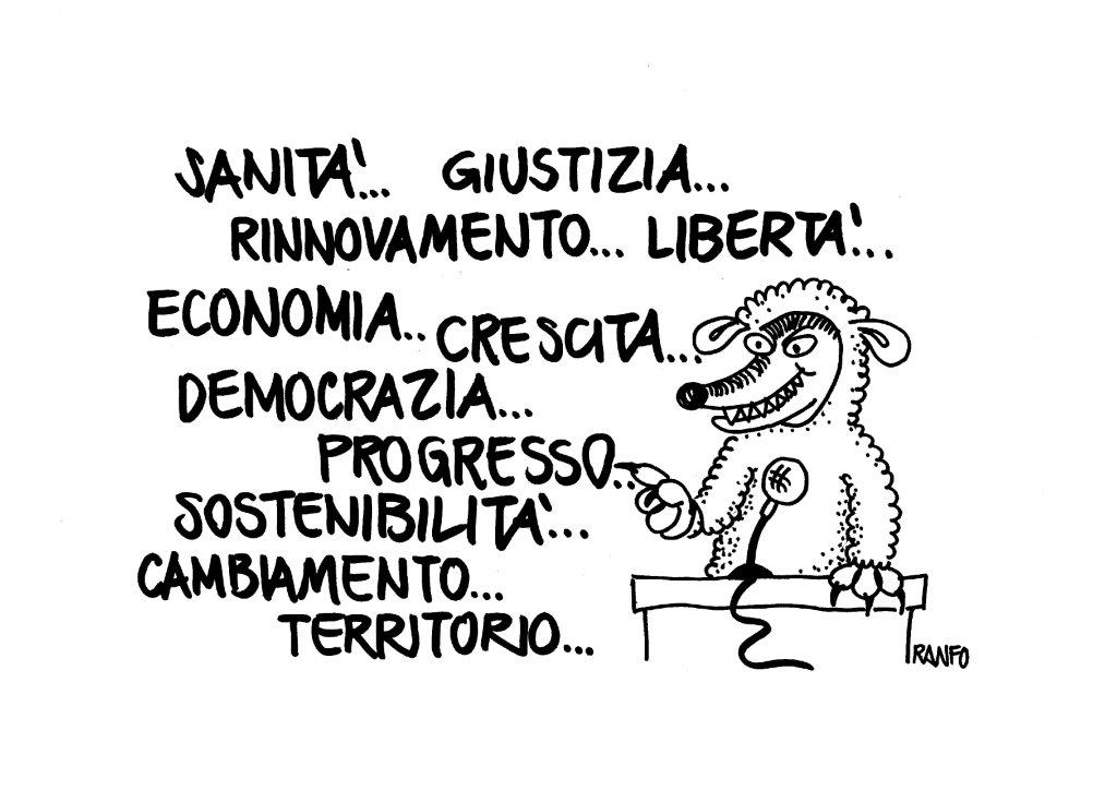 Satira. A San Marino i lupi della campagna elettorale
