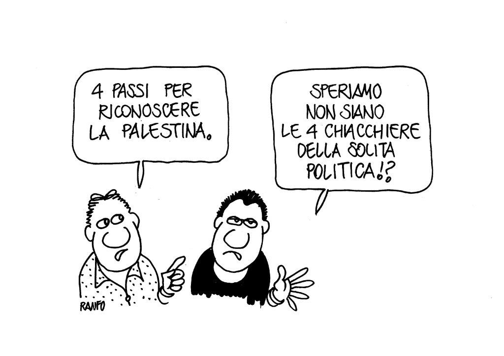 Satira. La politica di San Marino e la Palestina