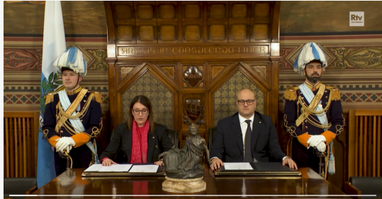 San Marino. Indirizzo di saluto della Reggenza: “Europa: necessario assicurare adeguati spazi di confronto”