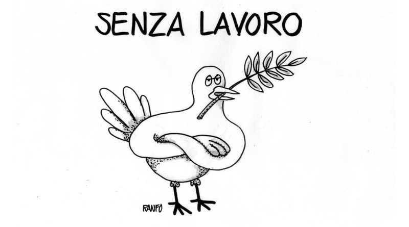 Satira. Primo maggio senza lavoro per la colomba della pace